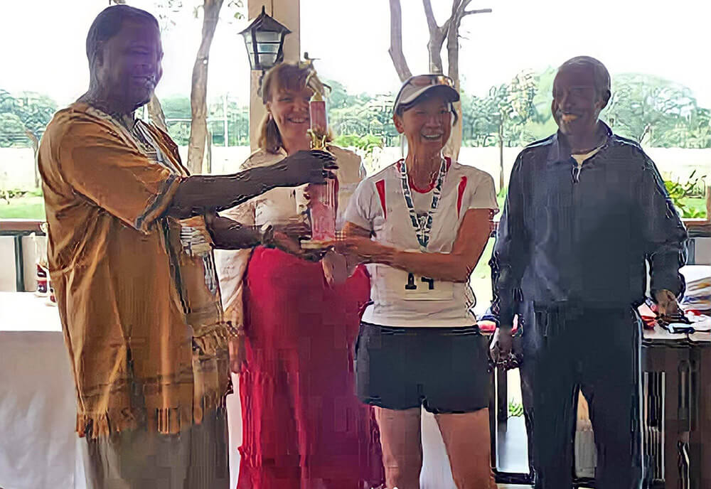 Mt. Kilimanjaro Marathon Trophy Ceremony